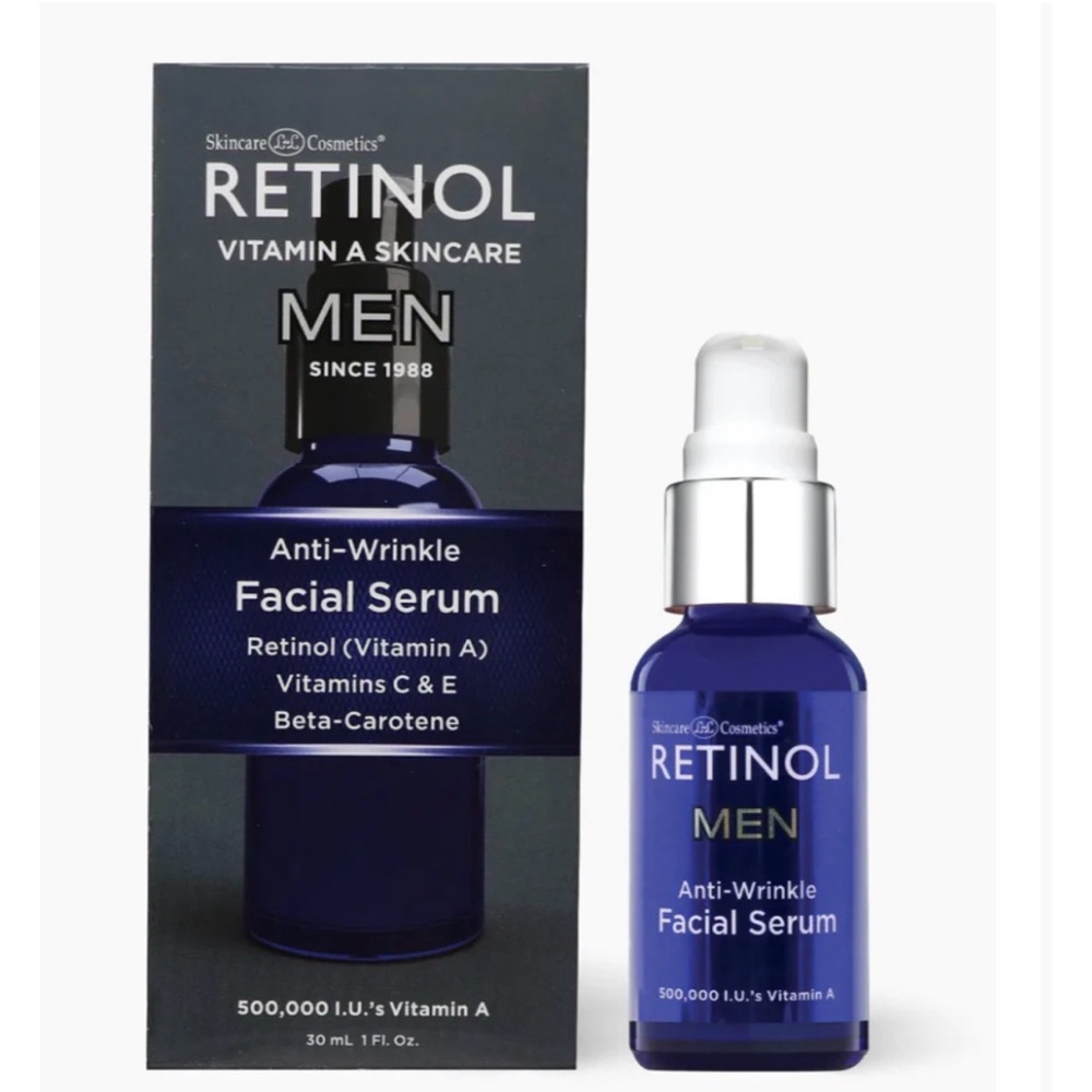RETINOL Anti Wrinkle Facial Serum For Men
NEW
(Factory sealed)